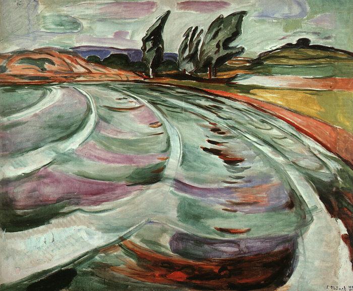 Edvard Munch The Wave china oil painting image